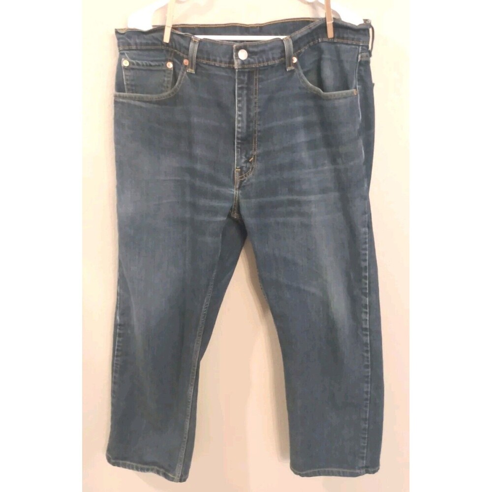 Levi Strauss & Co 505 Men's Blue Denim Jeans Medium Wash W38 L32